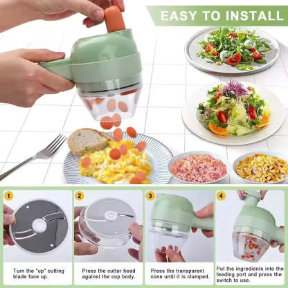 Multi functional electric vegetable slicers