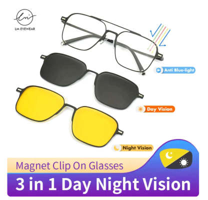 6-in-1 Magnetic Polerized Sunglasses
