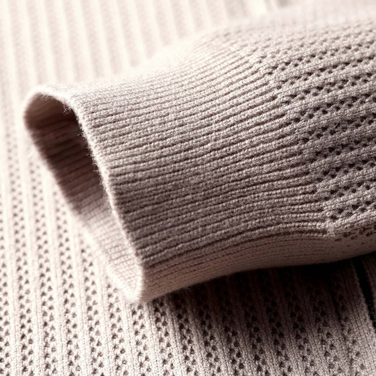 Men's Knit Cardigan Polo