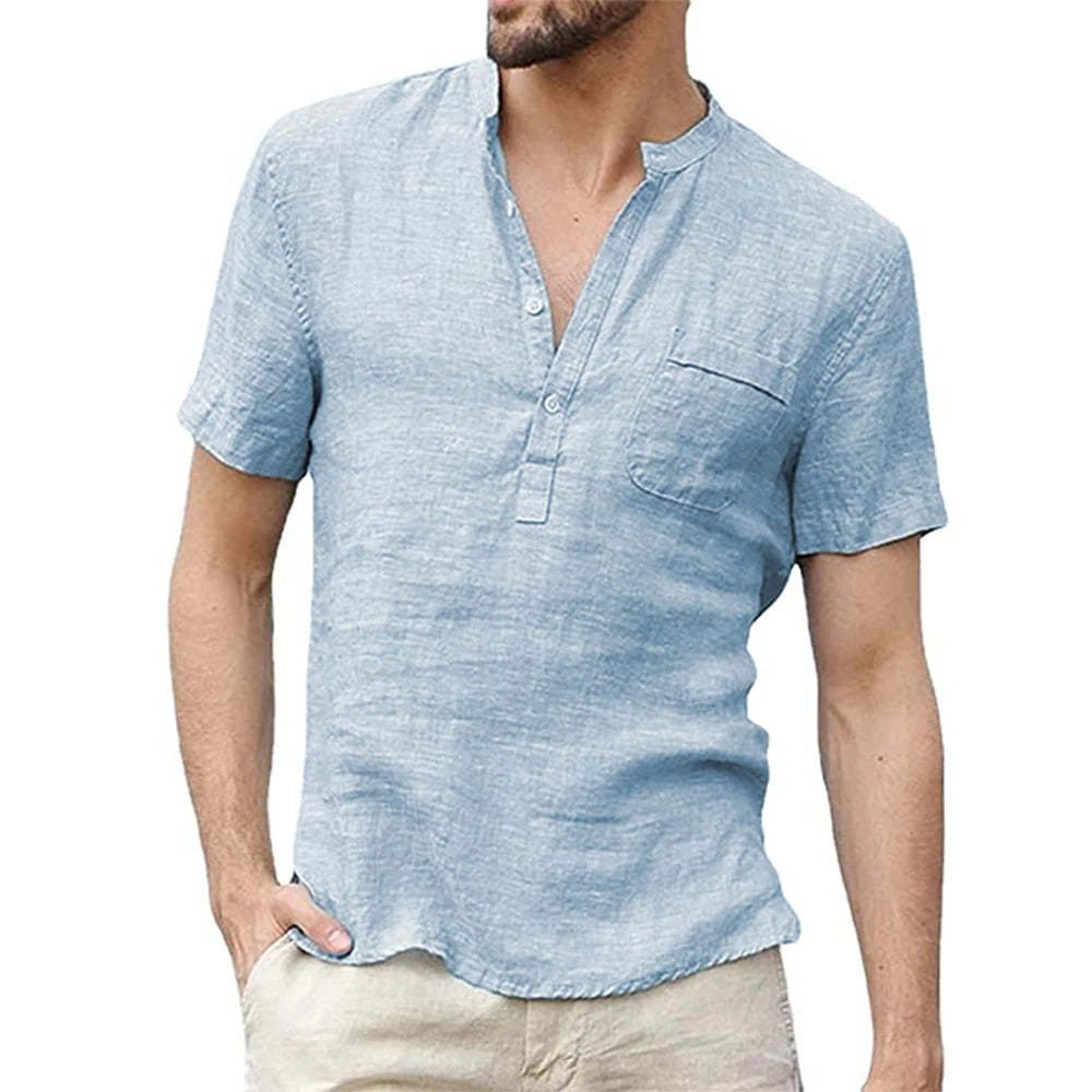 Men's Cotton-Linen T-Shirt
