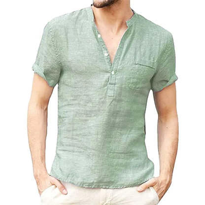 Men's Cotton-Linen T-Shirt