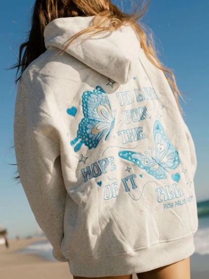 Oversized “To Live For the Hope of it All” Hoodie