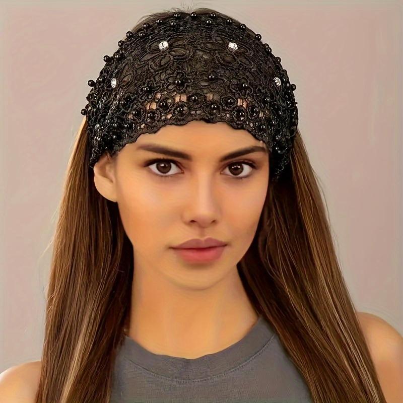 🔥Hot Sale Promotion 49% OFF🎁3pcs Set Boho-chic Crystal & Pearl Embellished Wide Headbands for Women – Luxury Hair Accessories, Ideal for Weddings, Vacations & Daily Styling