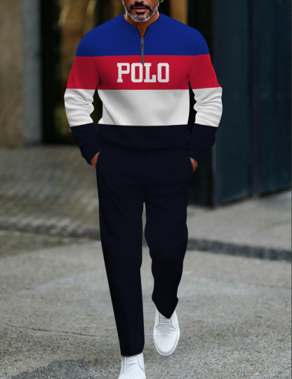 🧢 Men’s Zip Pullover Tracksuit – New Arrival