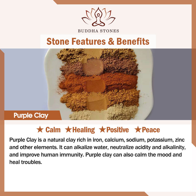 Buddha Stones Tibetan Elephant Purple Clay Backflow Smoke Fountain Peace Healing Incense Burner Decoration Incense Burner BS 1