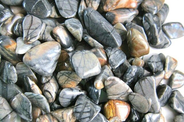 Buddha Stones 108 Natural Picasso Jasper & Blue Stone Mala Bead Lotus Pendant Bracelet Bracelet BS 1