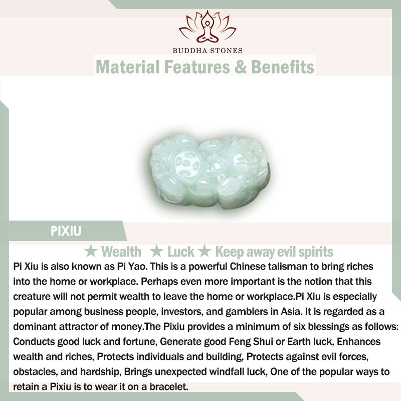 material features of Pi Xiu, benefits of Pi Xiu