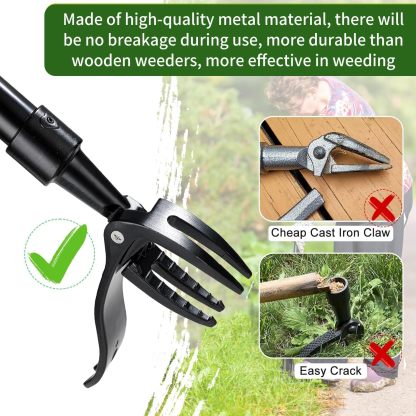 Detachable Stand Up Weed Puller Head(Without the handle)