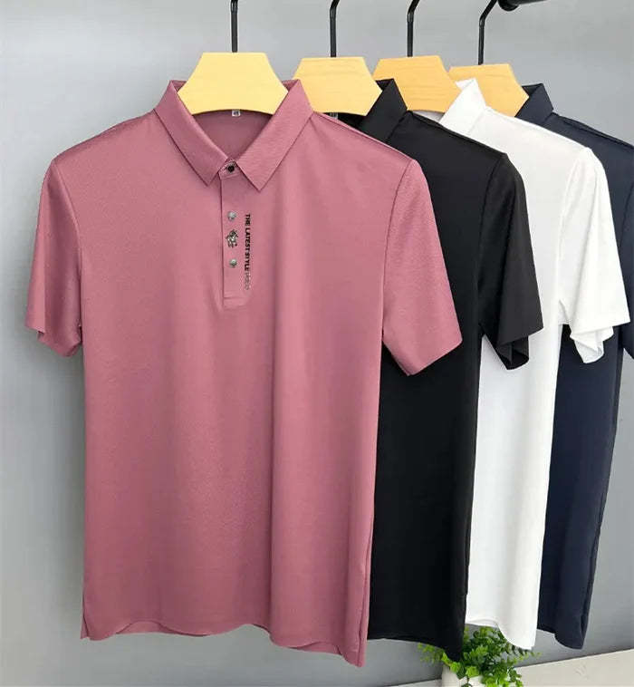 Veneto: Wrinkle-Free Muscle Fit Polo