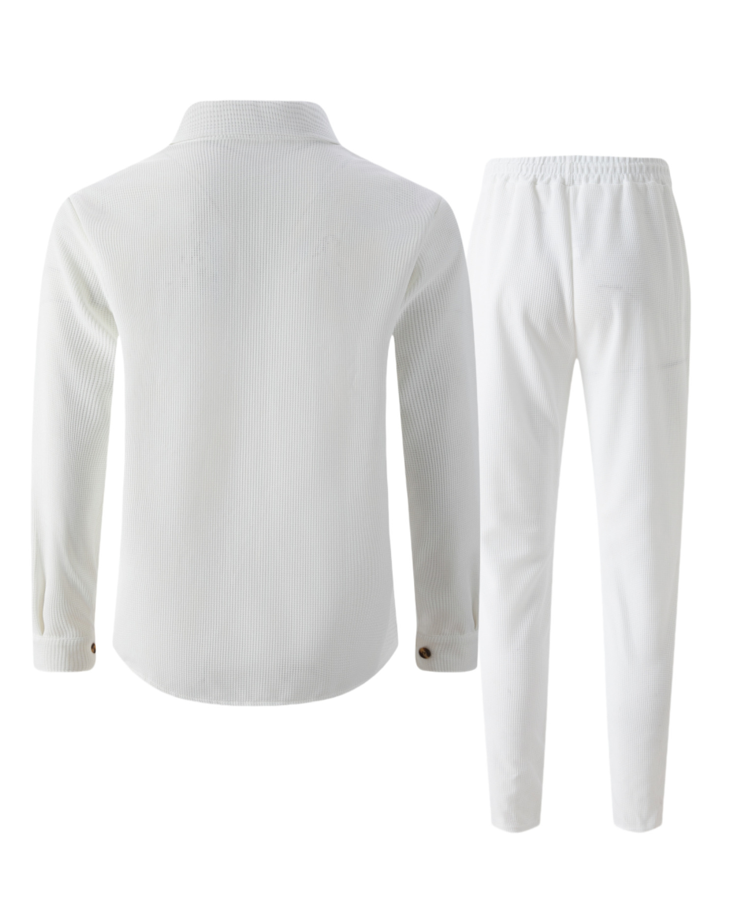 Men's waffle two-piece set