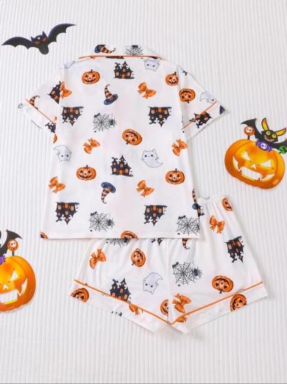Women's Halloween Pajama Set 