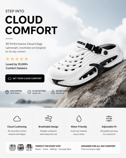 AVORIII™ 3D Performance Cloud Clogs