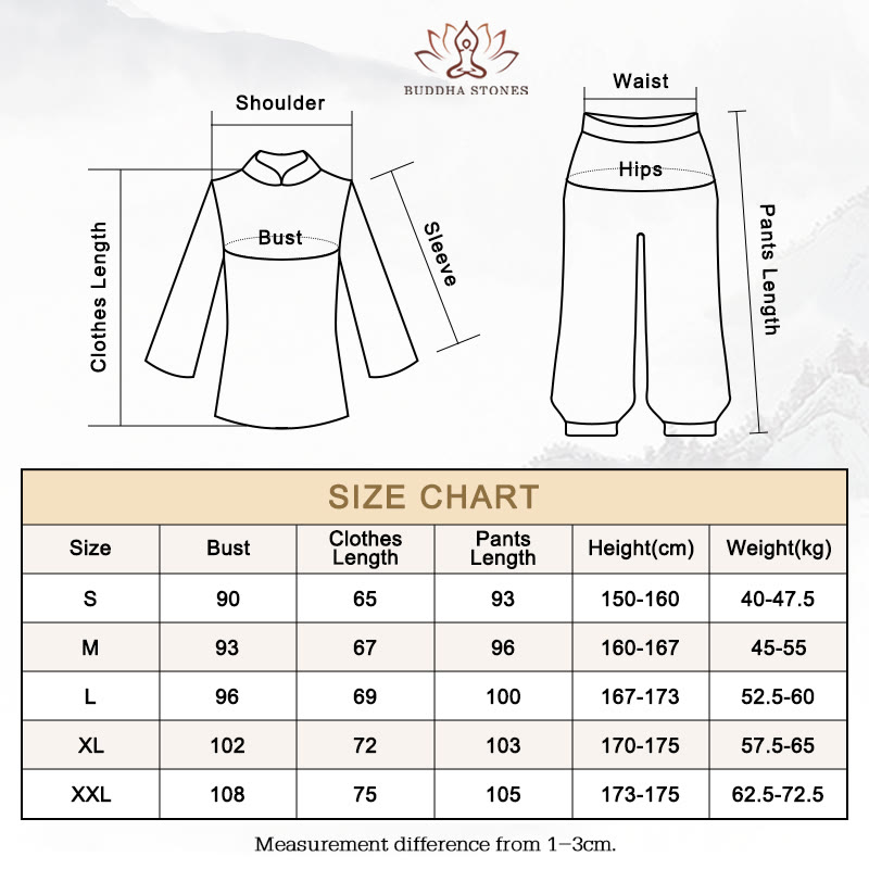 Buddha Stones Yoga Meditation Prayer V-neck Design Cotton Linen Clothing Uniform Zen Practice Women's Set Clothes BS 1