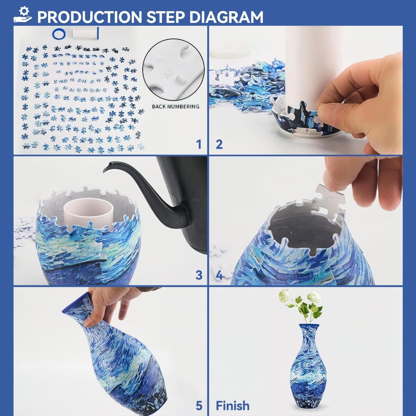 🔥Limited Time  60% OFF🔥3D Puzzle Vase