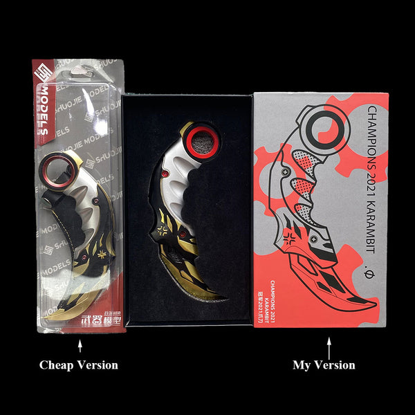 champion karambit package comparision