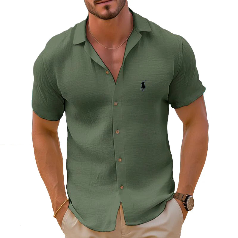 2025 Men's Cotton And Linen Comfortable Shirt 🛒