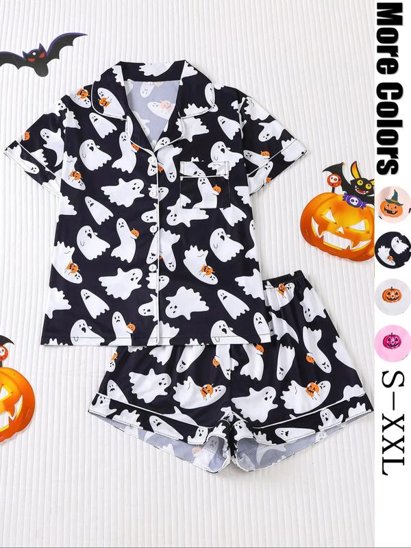 Women's Halloween Pajama Set 