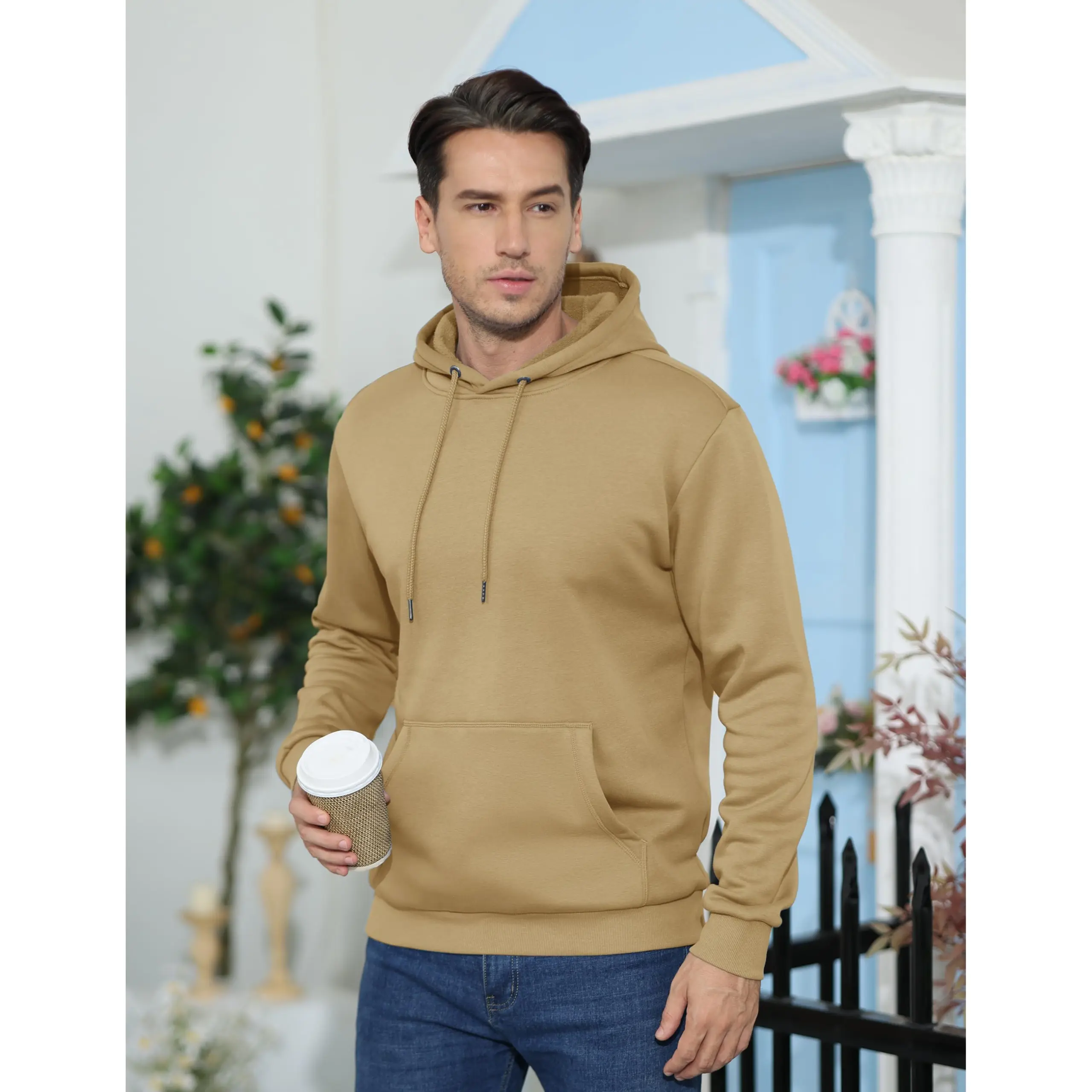 Men’s Fleece-Lined Athletic Hoodie