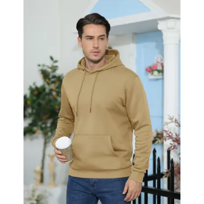 Men’s Fleece-Lined Athletic Hoodie