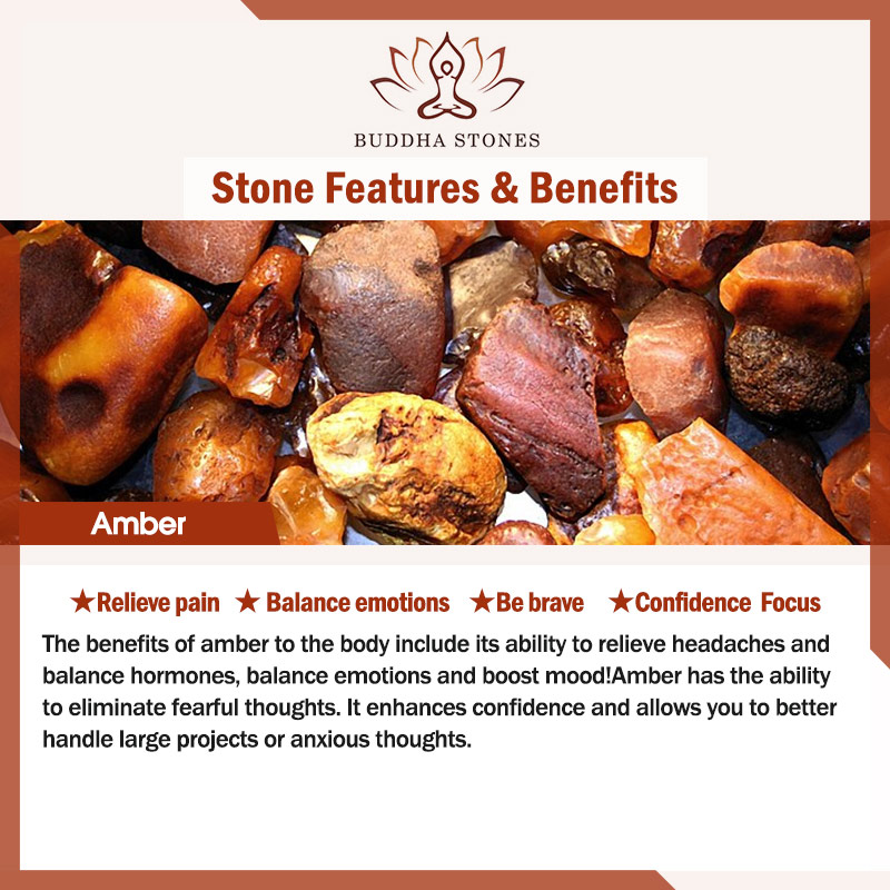 Buddha Stones 24K Gold Plated Amber Dorje Vajra Clear Anxiety Necklace Pendant Necklaces & Pendants BS 1