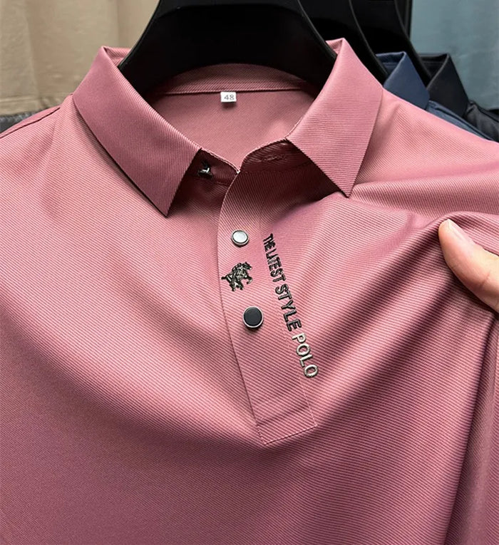 Veneto: Wrinkle-Free Muscle Fit Polo