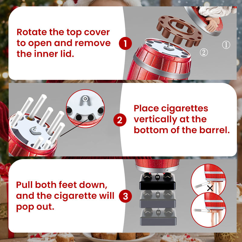 🎅Xmas Sales - 50% OFF🎄Creative Santa Claus Pop-up Cigarette Dispenser