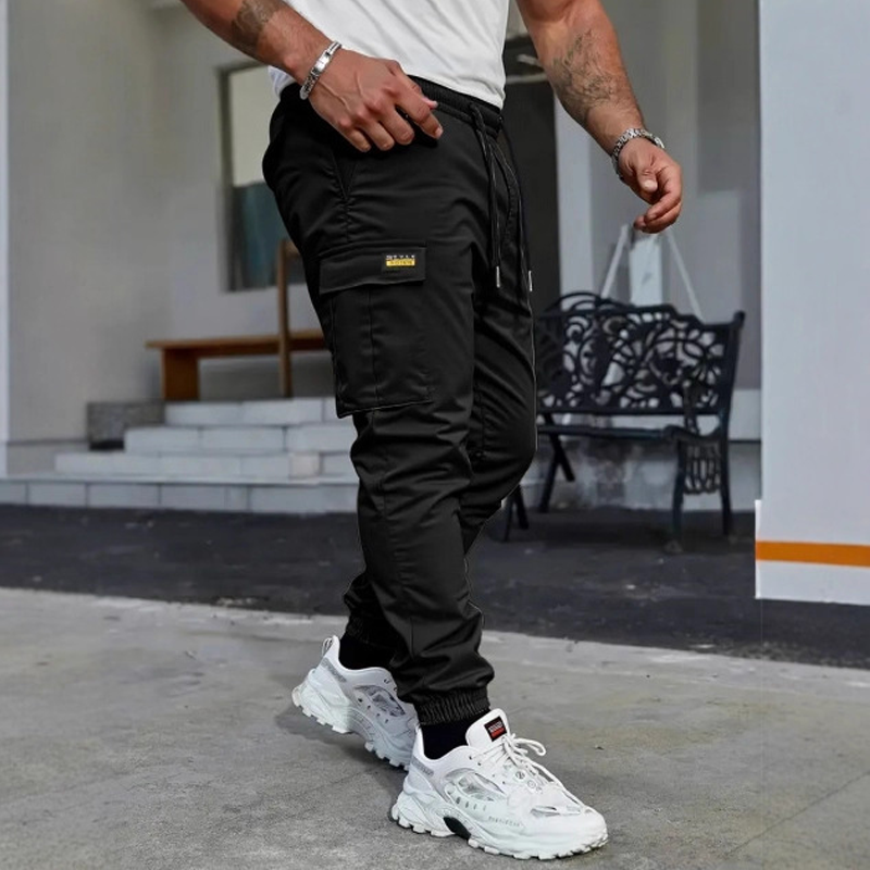 👖 50% OFF NOW!🛠️ Men's Work Pants Cargo Sweatpants – Tapered Joggers & Drawstring – Multi-Pocket Streetwear 🔥