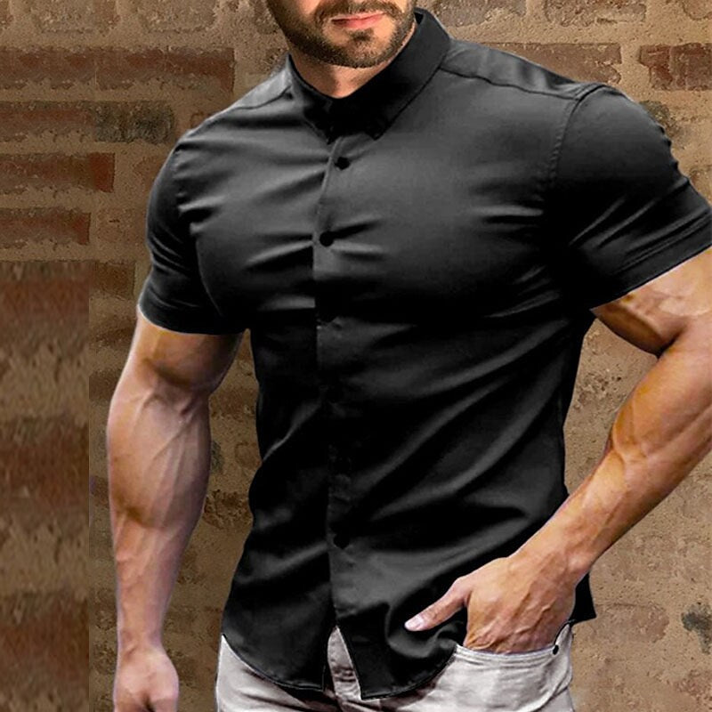 🏖️Summer cool-down deal: just $29.95! 😎🇬🇧  Men's Non-Iron Shirts – Wrinkle-Free, Comfortable All Day & Perfect for Business or Casual👔✨