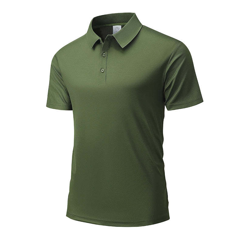 Men's Summer Breathable Collared T-Shirt
