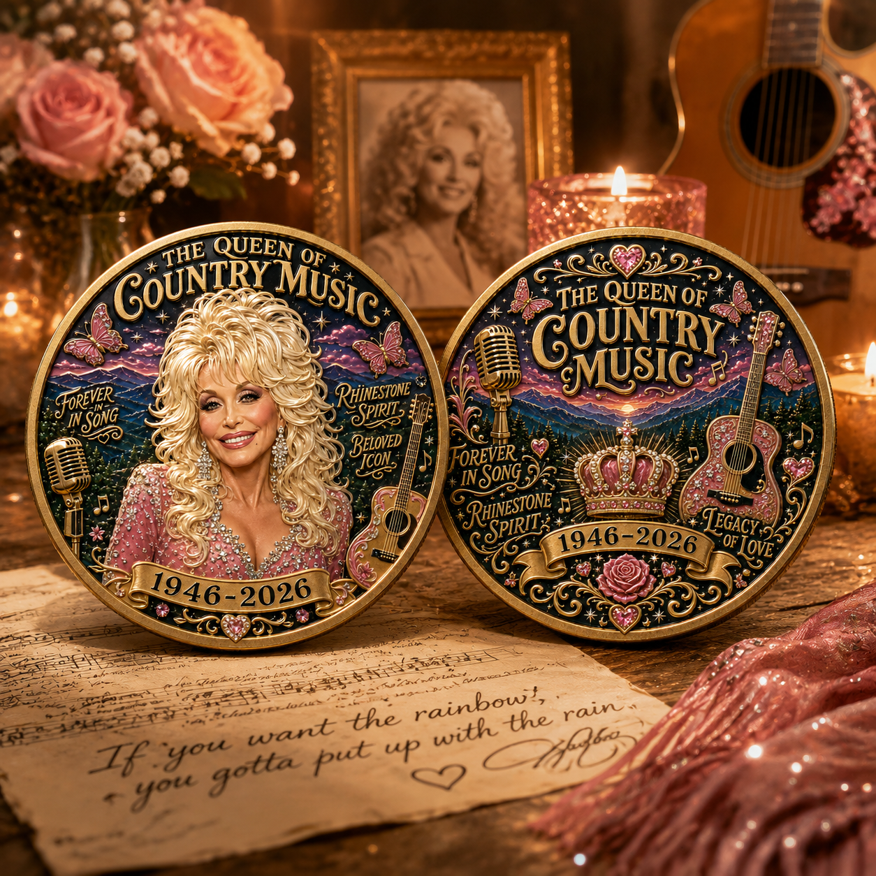 Last Day Promo: 70% OFF🎸🦋Queen of Country Music Memorial Commemorative Coin