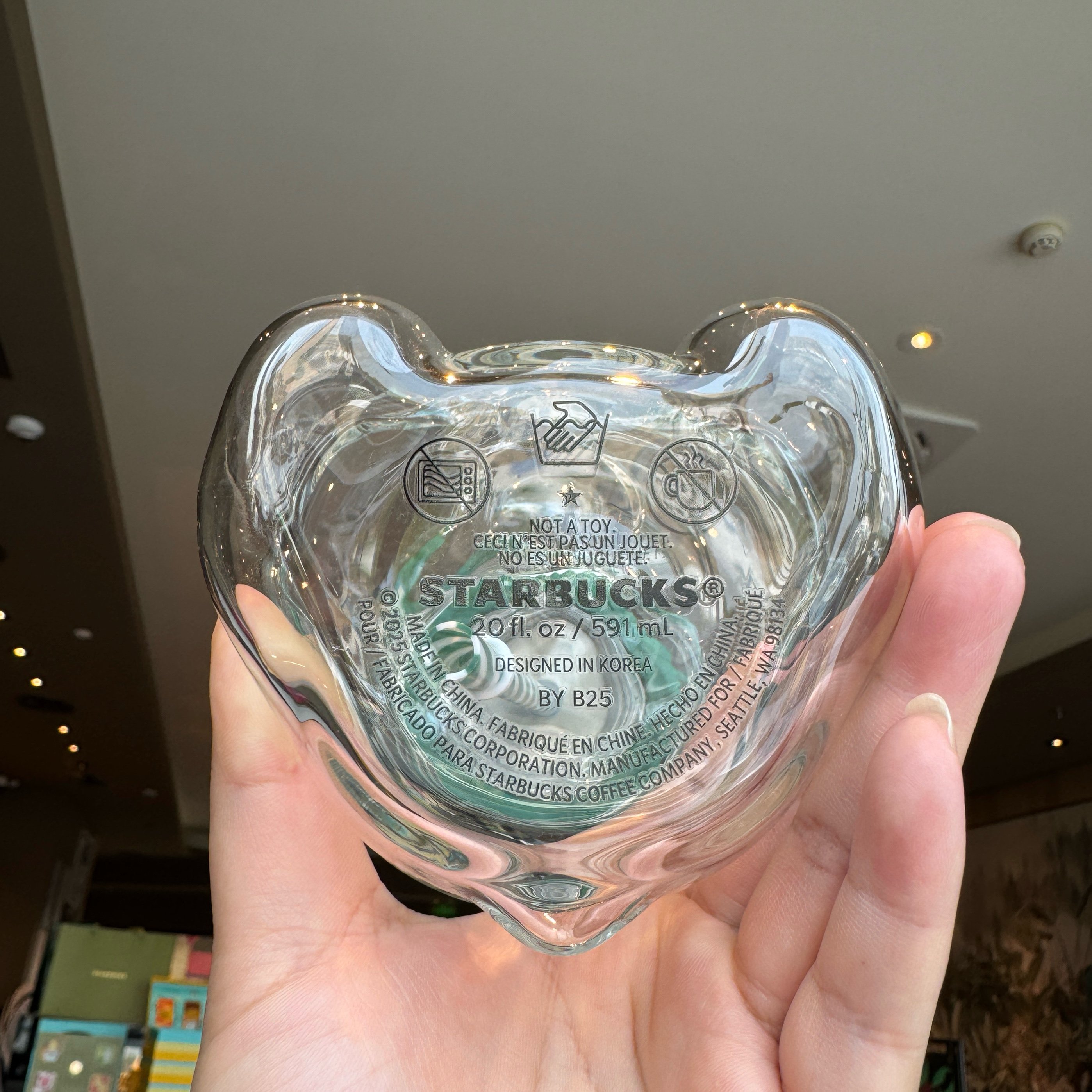 🔥Christmas Hot Sale 70% OFF- 🐻Bearista Glass Straw Cup ✨