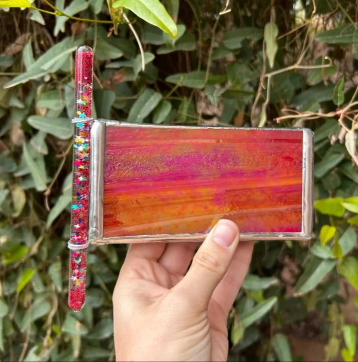 🔥Black Friday Promotion-🔮 Mini AuraScope – A Stained Glass Kaleidoscope of Whimsy & Light ✨