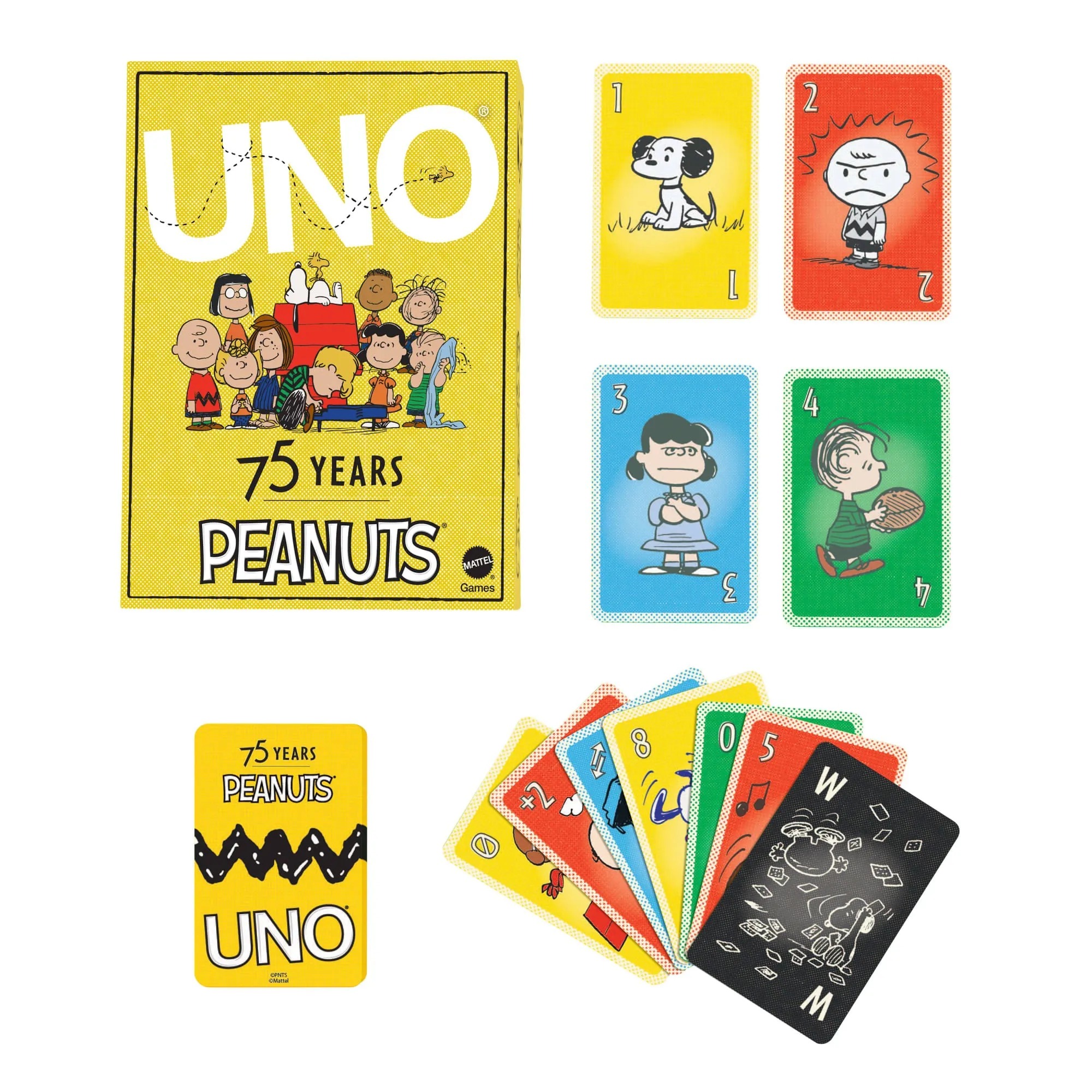 🔥Limited Edition🎁UNO Peanuts Peanuts Card Deck 75th Anniversary  Edition