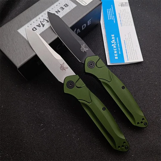 ⚡Last Day 70% OFF丨Benchmade 940 Automatic Knife Green Aluminum 3.4, Buy 2 Free Shipping