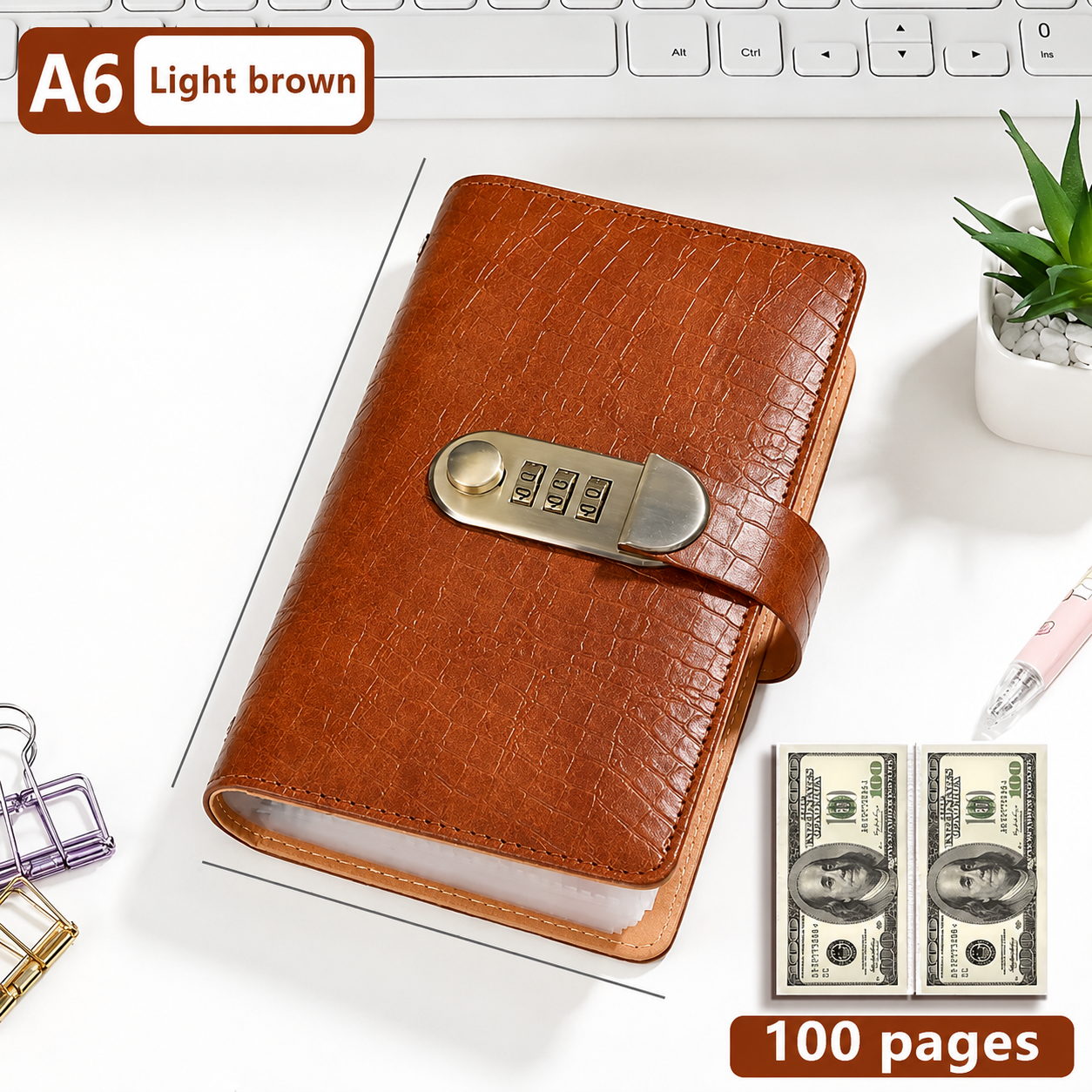 🔥Last 75pcs🎉-🔒100 Transparent Pocket Currency Collectors Album