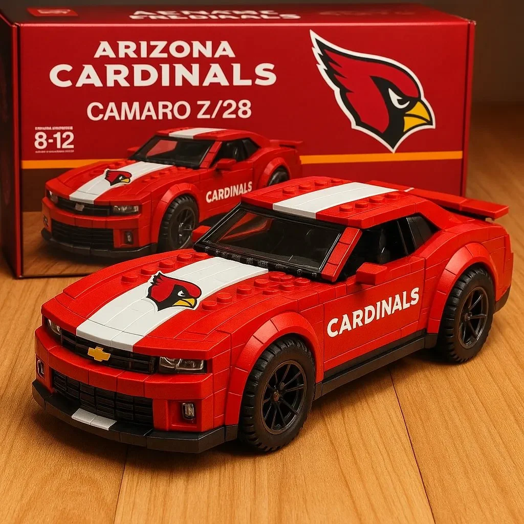 🔥Limited Edition🎁Football Team Camaro Z/28 Building Lego Block