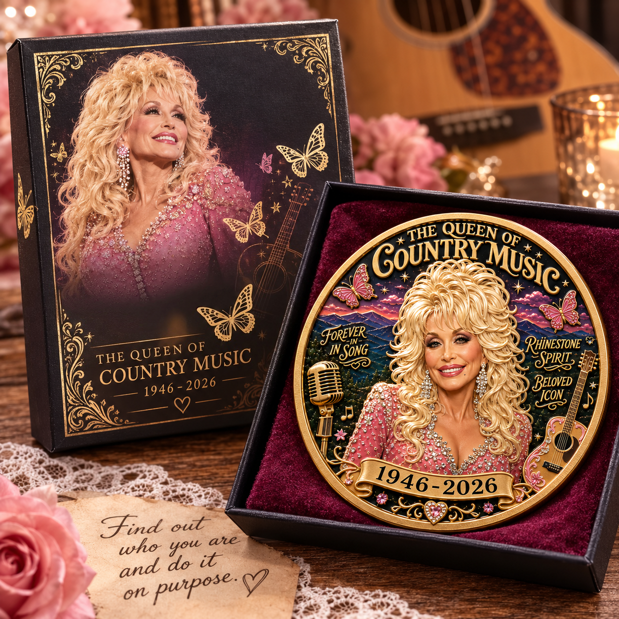 Last Day Promo: 70% OFF🎸🦋Queen of Country Music Memorial Commemorative Coin