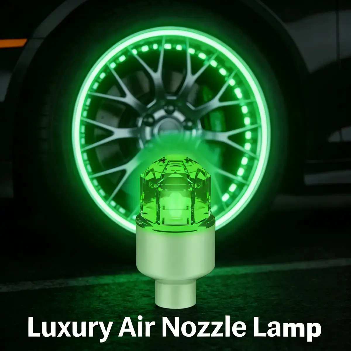 🔥LAST DAY 50% OFF✨ Vibration-Sensitive LED Tire Valve Caps🏎️