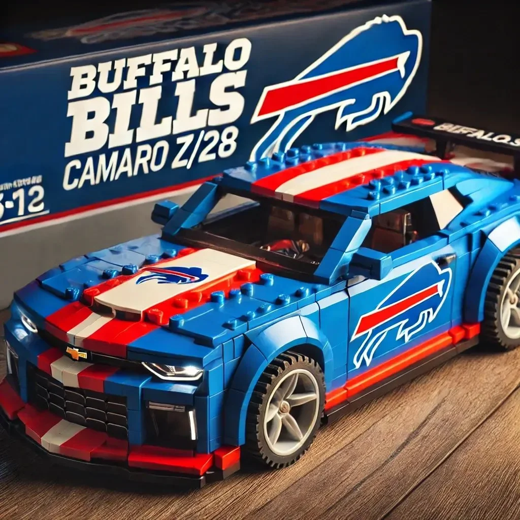 🔥Limited Edition🎁Football Team Camaro Z/28 Building Lego Block