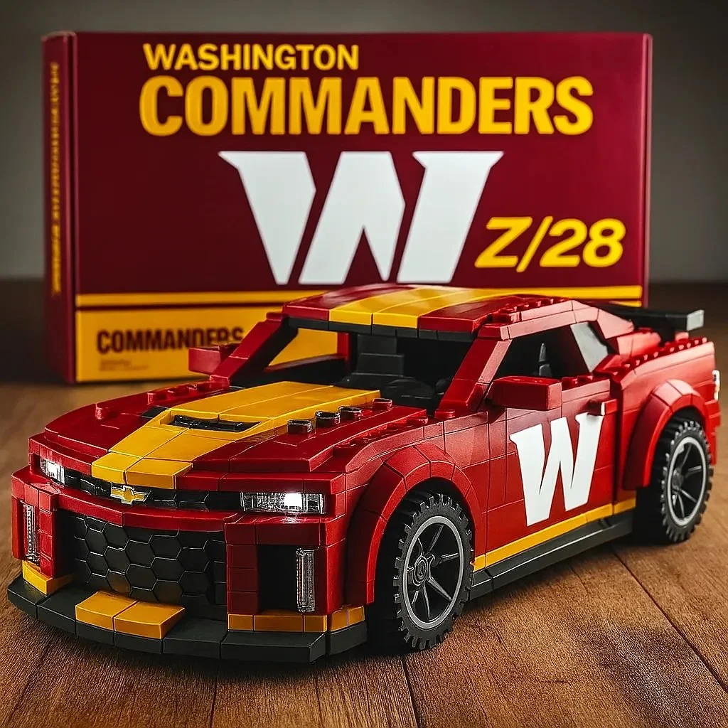 🔥Limited Edition🎁Football Team Camaro Z/28 Building Lego Block