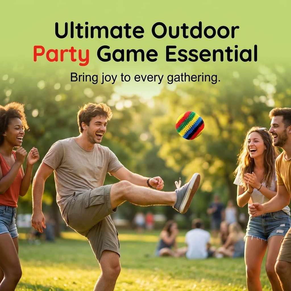 🔥 Summer Sale Up to 70% OFF!🟣6/12/24PCS Knitted Hacky Sack Set