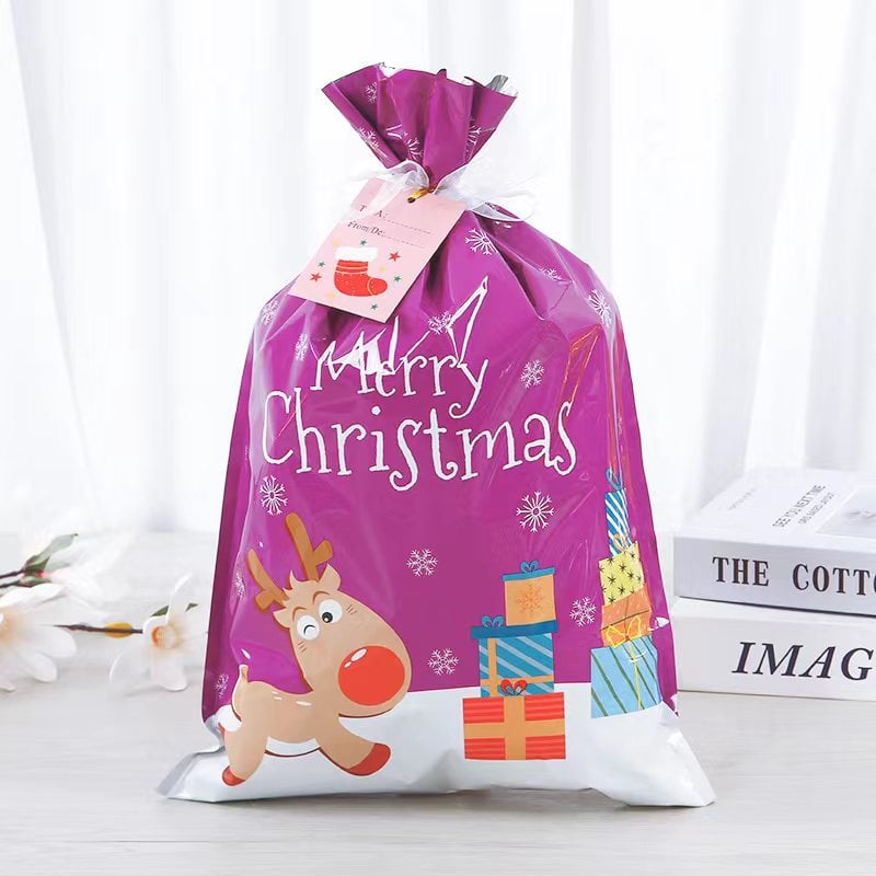 🎅Christmas Pre Sale - 70% OFF-🎄Drawstring Christmas Gift Bags (Biodegradable)