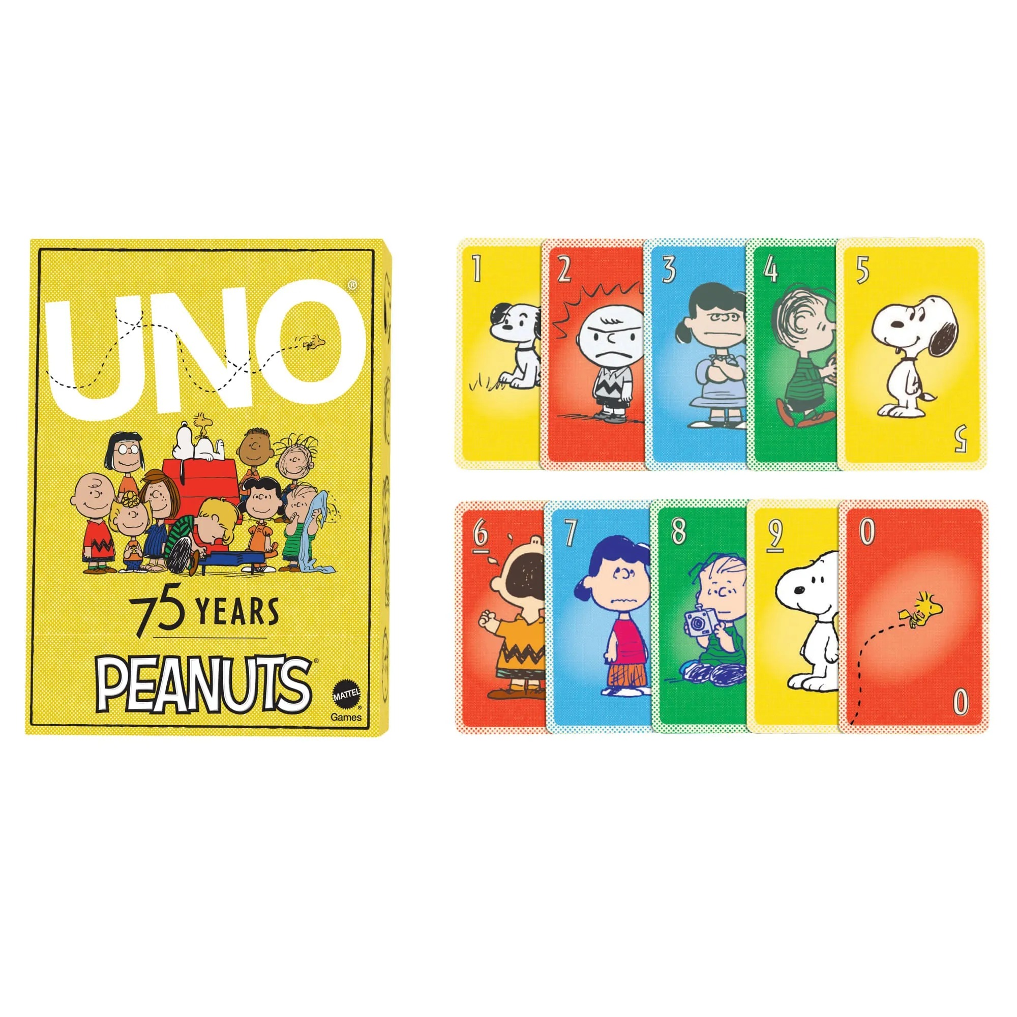 š„Limited EditionšUNO Peanuts Peanuts Card Deck 75th Anniversary Edition