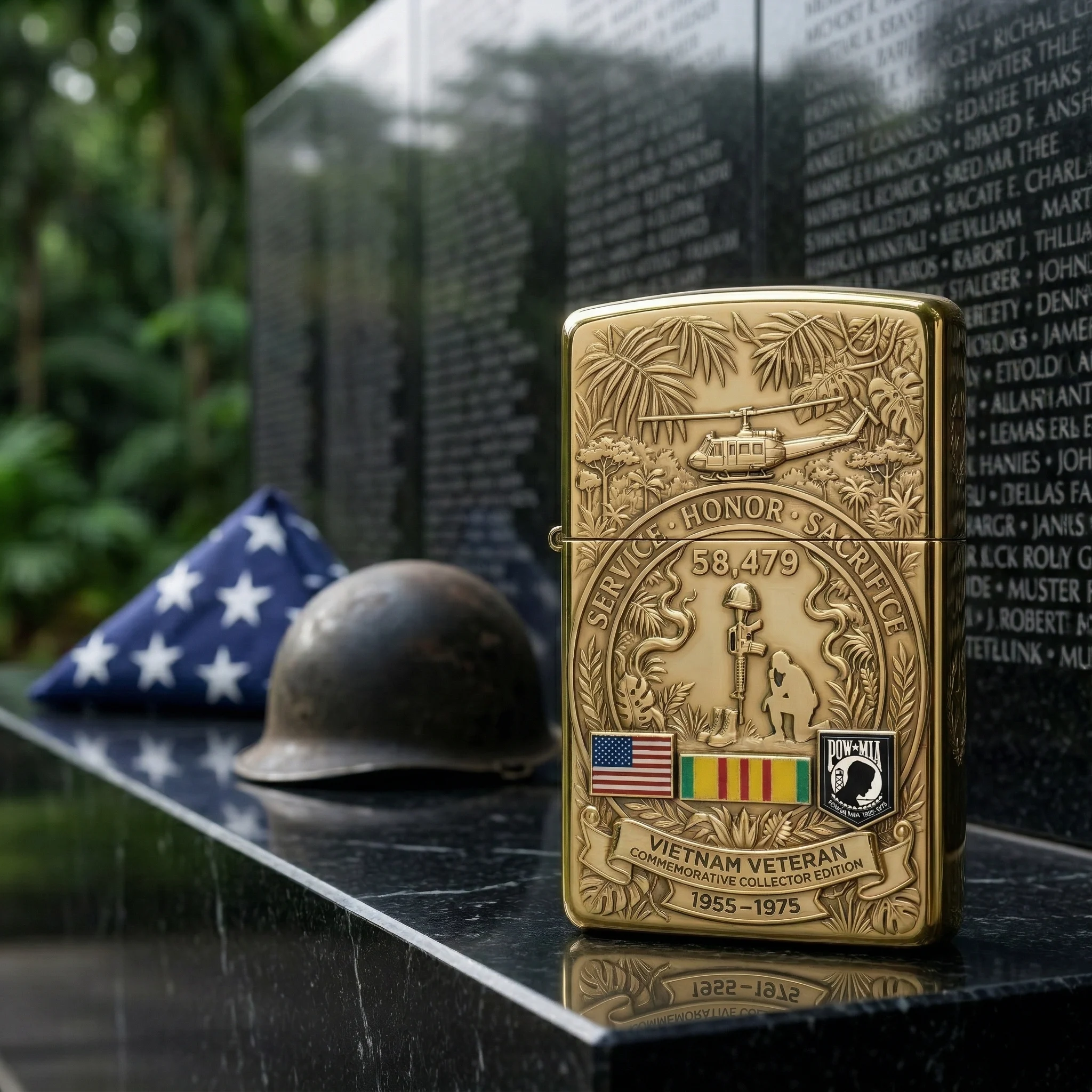 Last Day Promo: 49% OFF 🎖️U.S. Vietnam Veteran Tribute Limited Edition Lighter - Buy 2 Get 1 Free & ✈️Free Shipping Today!