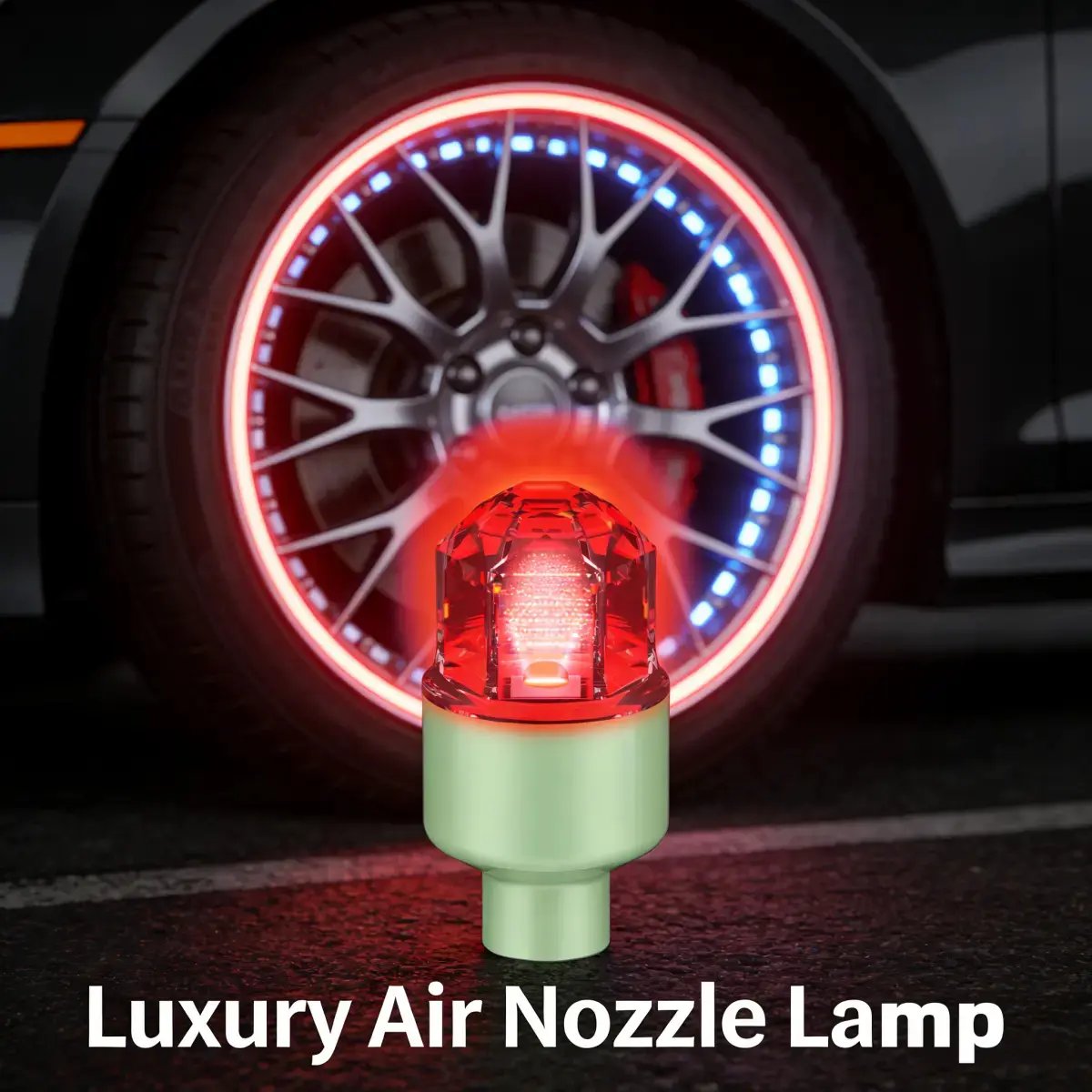 🔥LAST DAY 50% OFF✨ Vibration-Sensitive LED Tire Valve Caps🏎️