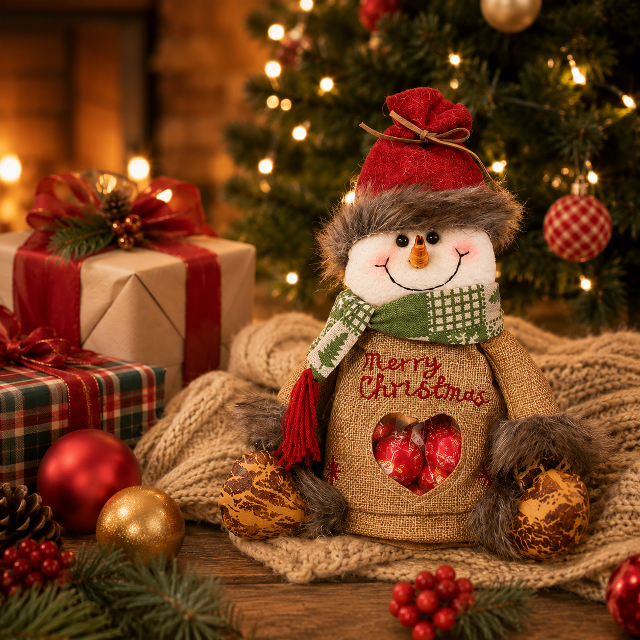 【🎁Last Day 70% OFF】🎉🎅Christmas Gift Bags Zipper Design