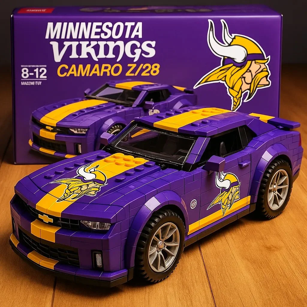 🔥Limited Edition🎁Football Team Camaro Z/28 Building Lego Block