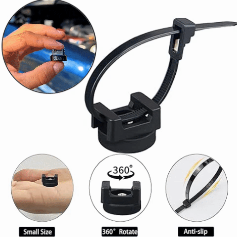 🔥HOT SALE🔥Magnetic Cable Zip Tie Mount Kit – Smart, Flexible Cable Management for Every Space