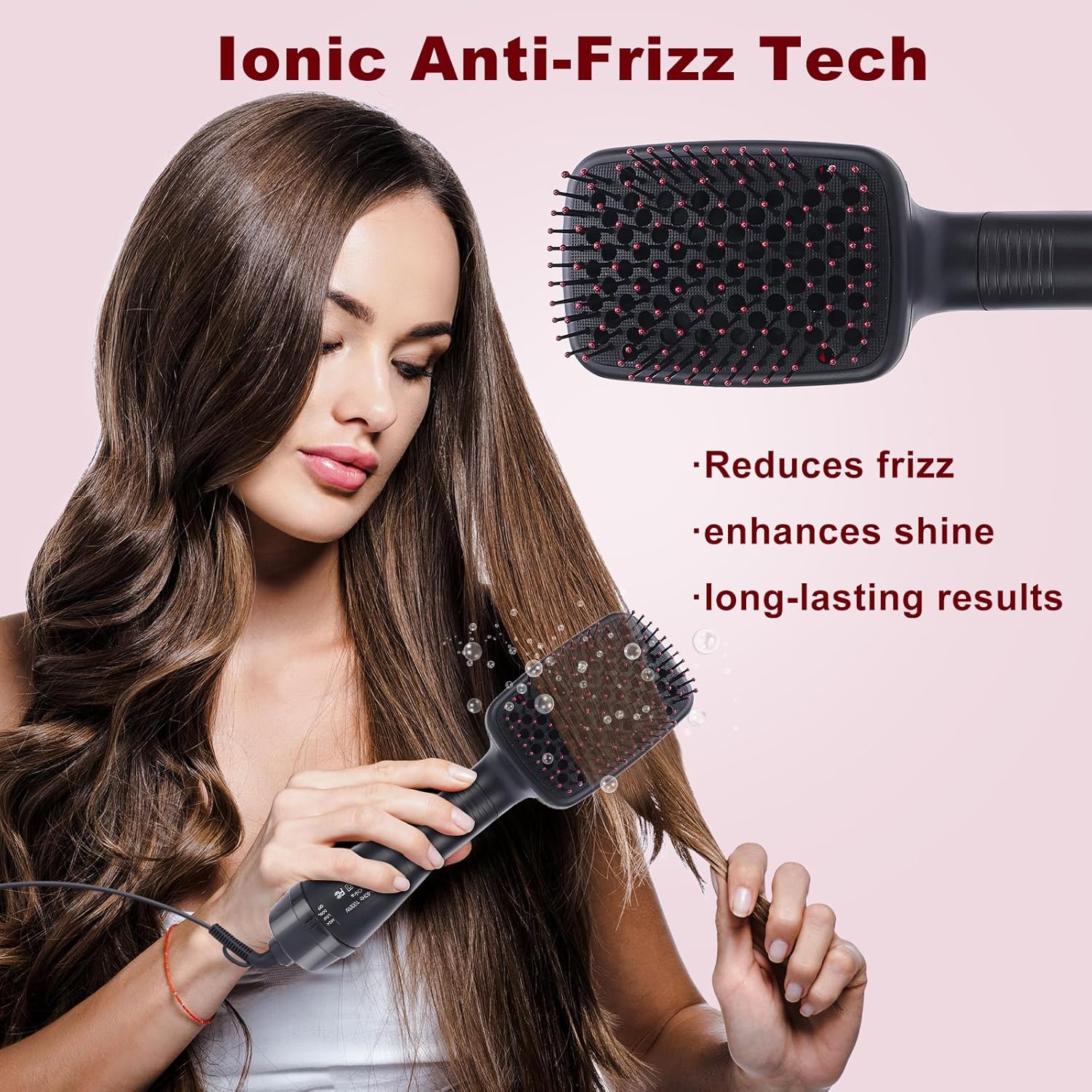 🔥LAST DAY 70% OFF 🛍️1-Step Ionic Hair Dryer & Straightening Brush