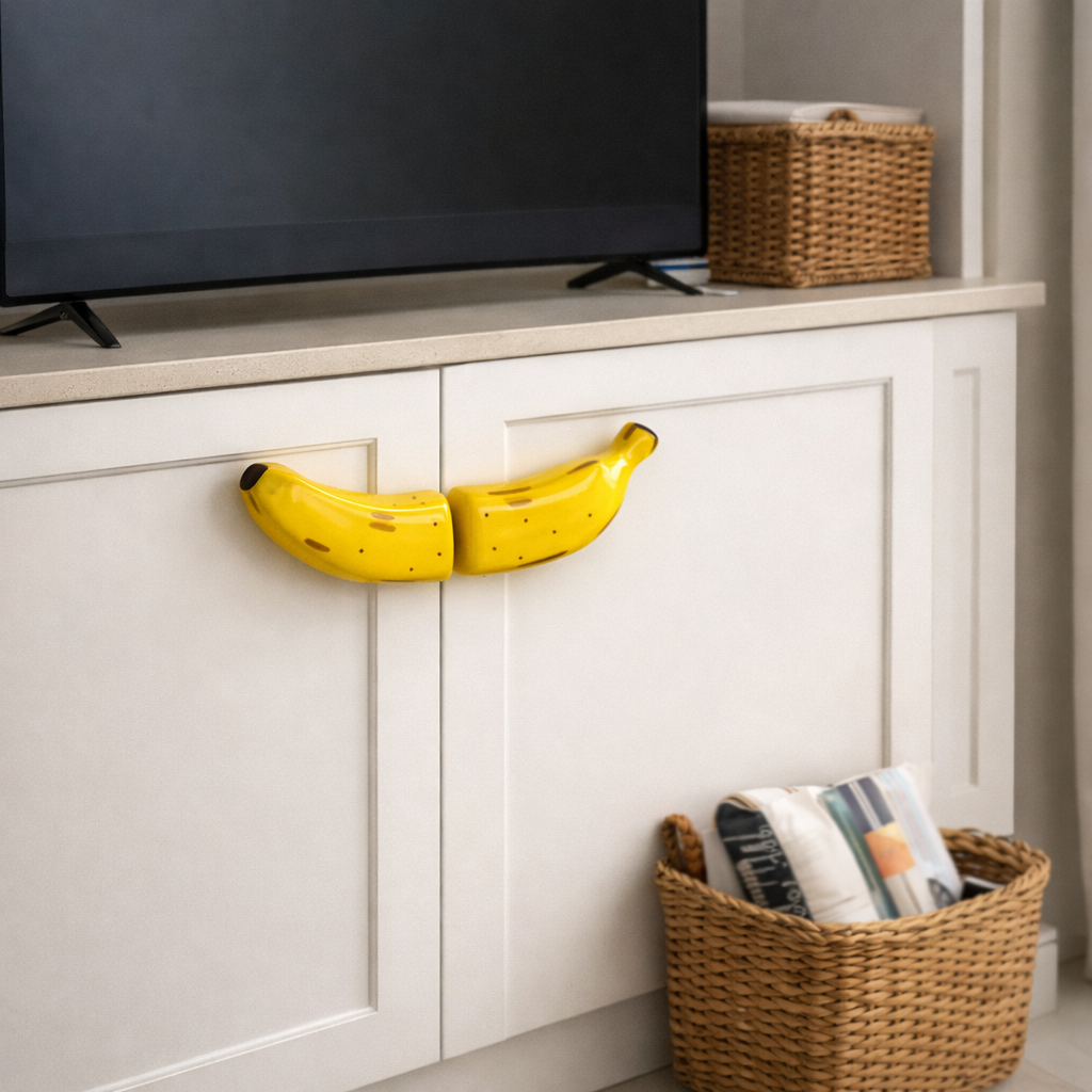 Banana-Shaped Cabinet Door Handles